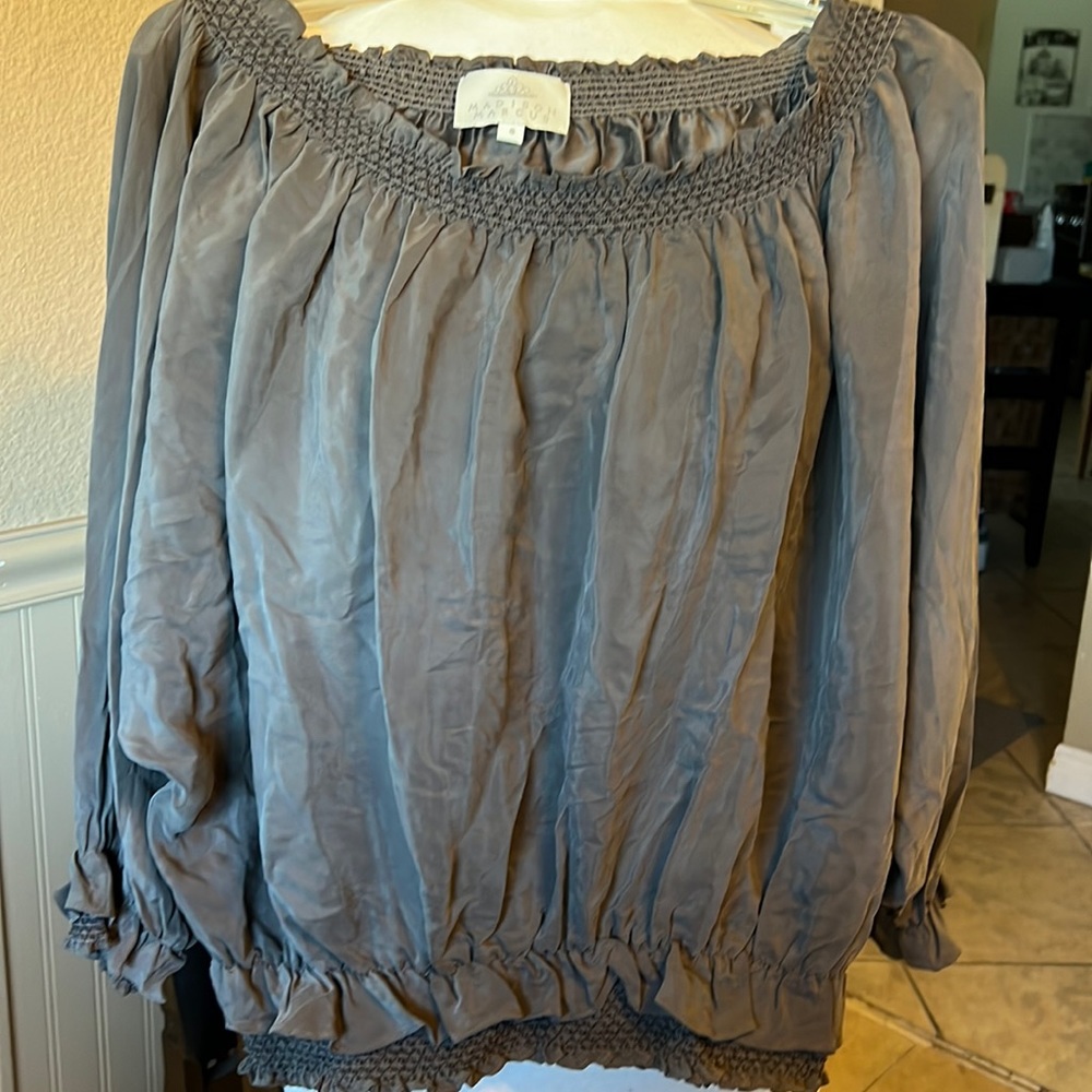 Madison Marcus blue blouse